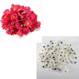 100Pcs,Artificial,Daisy,Gerbera,Heads,Flowers,Wedding,Birthday,Party,Decorations