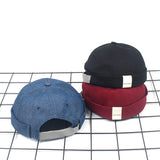 Summer,Street,Trend,Melon,Adjustable,Breathable,Solid,French,Brimless,Vogue,Retro,Skullcap,Sailor