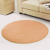 Round,Fluffy,Shaggy,Dining,Table,Carpet,Floor