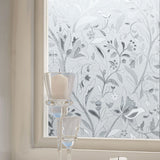 40cmX200cm,Modern,Flower,Pattern,Glass,Stickers,Bathroom,Balcony,Sliding,Frosted,Glass,Stick