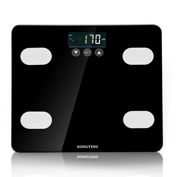 Tempered,Glass,Electronic,Scale,Digital,Analyser,Scale,Heathy,Scale