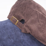 Corduroy,Retro,Protection,VisorSolid,Fashion,Forward,Beret