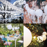 20pcs,White,Paper,Lanterns,Chinese,Japanese,Round,lampion,Wedding,Party,Decorations