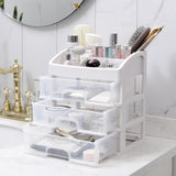Clear,Makeup,Cosmetic,Organizer,Table,Drawer,Holder,Jewelry,Storage