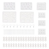 198pcs,Silicone,Jewelry,Casting,Mould,Earring,Pendant,Tools,Eardrop,Necklace,Bracelet,Jewelry,Making,Molds