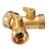 Standard,Brass,Garden,Irrigation,Shape,Adapter,Splitter,Faucet,Manifold,Connector"