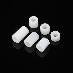 100Pcs,White,Nylon,Spacer,Round,Hollow,Standoff,Board,Screw