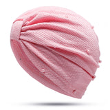 Women,Muslim,Crossword,Cotton,Flexible,Earmuffs,Turban,Winter,Beanie