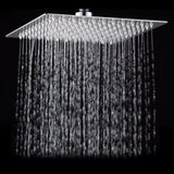 15x15cm,Square,Pressurized,Spray,Rainfall,Shower,Stainless,Steel