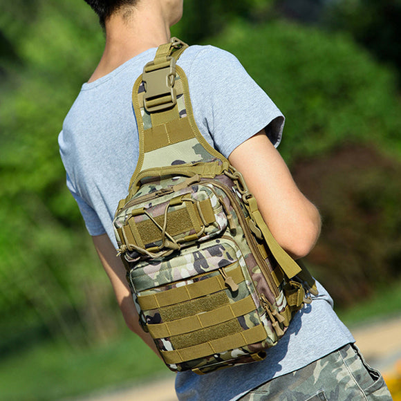 Nylon,Camouflage,Portable,Multifunction,Crossbody,Tactical,Military,Waterproof,Chest