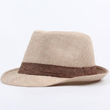 Linen,Breathable,Panama,Fedora,Outdoor,Sunscreen,Beach