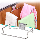 Stainless,Steel,Hanging,Holder,Kitchen,Cabinet,Organizer,Trash,Towel