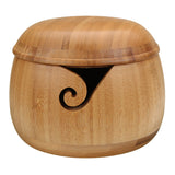 Wooden,Bamboo,Holder,Cover,Skeins,Knitting,Crochet,Decorations