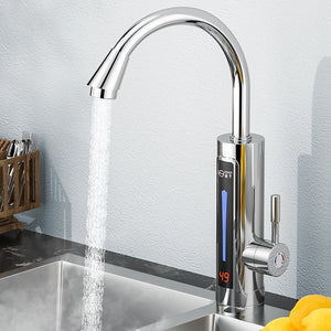 3300W,Electric,Water,Heater,Faucet,Ambient,Light,Temperature,Display,Instant,Water,Heating