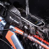 BIKING,6inch,Bicycle,Front,Frame,Waterproof,Phone,Mount,Touch,Screen,Visor,Handlebar