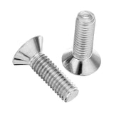 Suleve,M3ASH5,10pcs,Countersunk,Screws,Alloy,Steel,Titanium,Plated,Grade