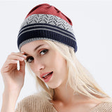 Women,Fashion,Stripes,Scarf,Beanie