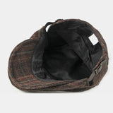 British,Style,Plaid,Pattern,Casual,Fashion,Forward,Beret