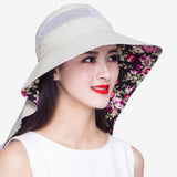 Women,Summer,Protection,Casual,Elegant,Visor,Breathable,Bucket