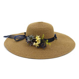 Women,String,Foldable,Flower,Sunscreen,Bucket,Straw,Outdoor,Casual,Travel,Beach,Floppy