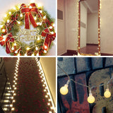 Solar,Light,String,Fairy,Lights,Garland,Christmas,Solar,Light,Wedding,Garden,Decorations