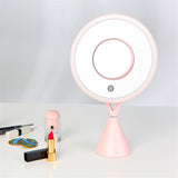 Frame,Light,Makeup,Mirrors,White,Adjustable,Light,Detachable
