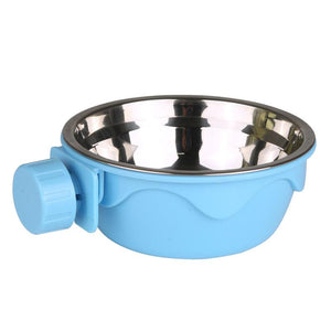 Hanging,Stationary,Drinking,Stainless,Steel,Water,Feeder,Feeding,Puppy
