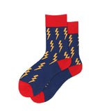 Unisex,Jacquard,Fashion,Middle,Socks,Retro,Pattern,Socks