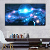 43*24,Andromeda,Galaxy,Stars,Universe,Space,Poster,Decor,Paints