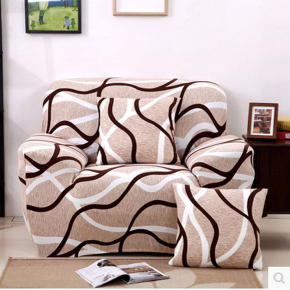 Creative,Chair,Covers,Seater,Textile,Spandex,Strench,Flexible,Printed,Elastic,Couch,Cover,Furniture,Protector,Pillow,Cases