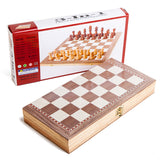 30x30cm,Folding,Wooden,Contemporary,International,Chess,Funny,Foldable,Board,Famliy,Chessmen