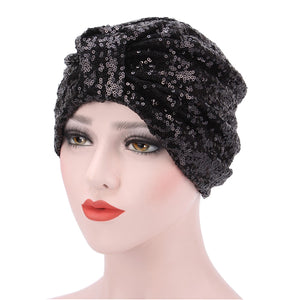 Women,Sequin,Hedging,Bright,Fashion,Skullies,Beanies,Adjustable