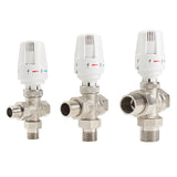 Standard,Thermostatic,Angled,Radiator,Brass,Valve,Temperature,Settings