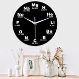 Emoyo,ECY028,Creative,Chemical,Element,Table,Clock,Clock,Office,Decorations