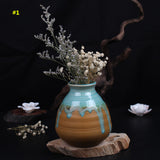 Zakkz,Glaze,Ceramic,Ornaments,Handmade,Aroma,Bottle,Flower,Arrangement,Pottery,Decor