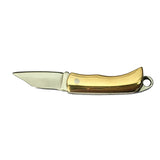Stainless,Steel,Folding,Blade,Brass,Handle,Outdoor,Survival,Tools,Hiking,Climbing,Cutting,Tools