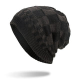 Women,Winter,Coral,Fleece,Thicken,Beanie,Outdoor,Double,Layers,Knitted