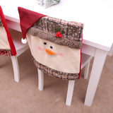 Loskii,Christmas,Decoration,Decoration,Chair,Cover,Restaurant,Square,Man's,Bench,Decorations