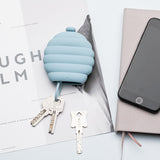 JORDAN&JUDY,Silicone,Keychain,Drawstring,Storage,Pouch,Outdoor,Travel