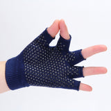 Women,Sporty,Style,Design,Fingerless,Gloves,Cotton,Figure,Glove