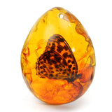 Butterfly,Amber,Resin,Amber,Butterfly,Insect,Stone,Pendant,Necklace,Decorations