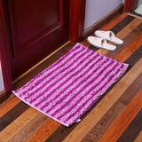 Chenille,Striped,Floor,Carpet,Rectangle,Fluffy,Floor,Carpet,Cover