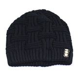 Winter,Thicken,Windproof,Jacquard,Knitted,Winter,Outdoor,Skull,Beanie