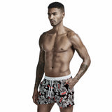 SEOBEAN,Men's,Loose,Beach,Holiday,Leisure,Shorts,Summer,Sport,Shorts,Cotton,Fitness,Sportswear