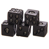 KCASA,Black,Skull,Grinning,Skull,Deluxe,Devil,Poker,Gothic,Gambling
