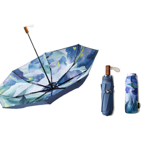 Beneunder,Folding,Sun&Rain,Umbrella,Vinyl,Protection,Double,Layer,Printing,Umbrella