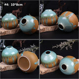 Zakkz,Glaze,Ceramic,Ornaments,Handmade,Aroma,Bottle,Flower,Arrangement,Pottery,Decor