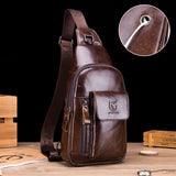 Leather,Chest,Shoulder,Outdoor,Travel,Cross,Messenger