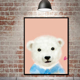 Miico,Painted,Paintings,Cartoon,White,Paintings,Decoration