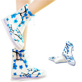 1Pair,Reusable,Covers,Boots,Thicken,Soles,Raincoats,Impermeable,Flower,Overshoes